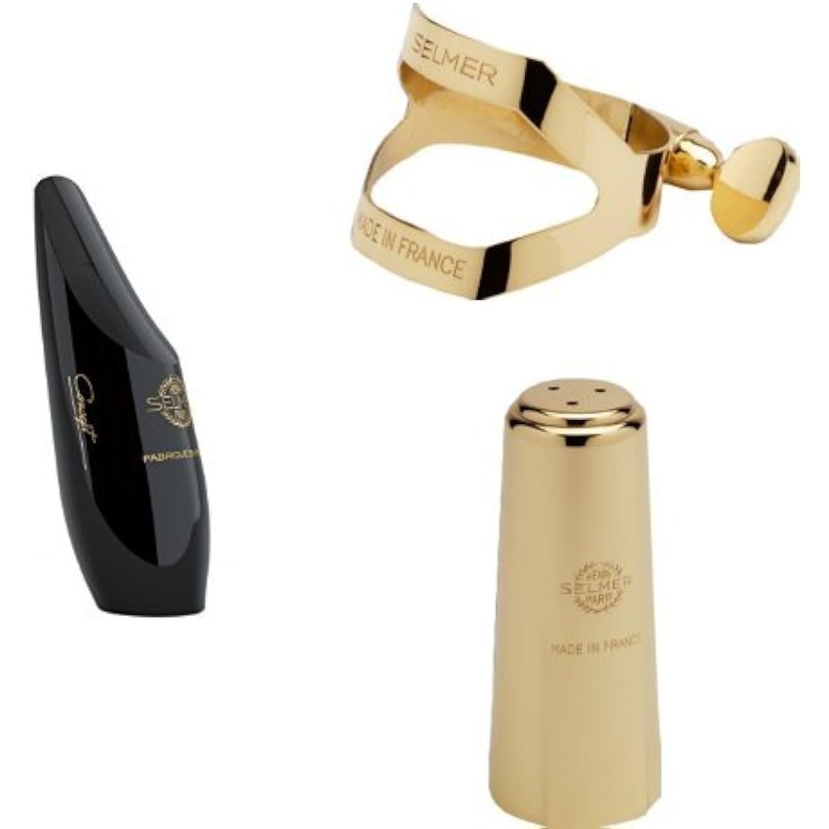 Selmer Paris Soprano Saxophone Mouthpiece Concept Ligature, Cap Set