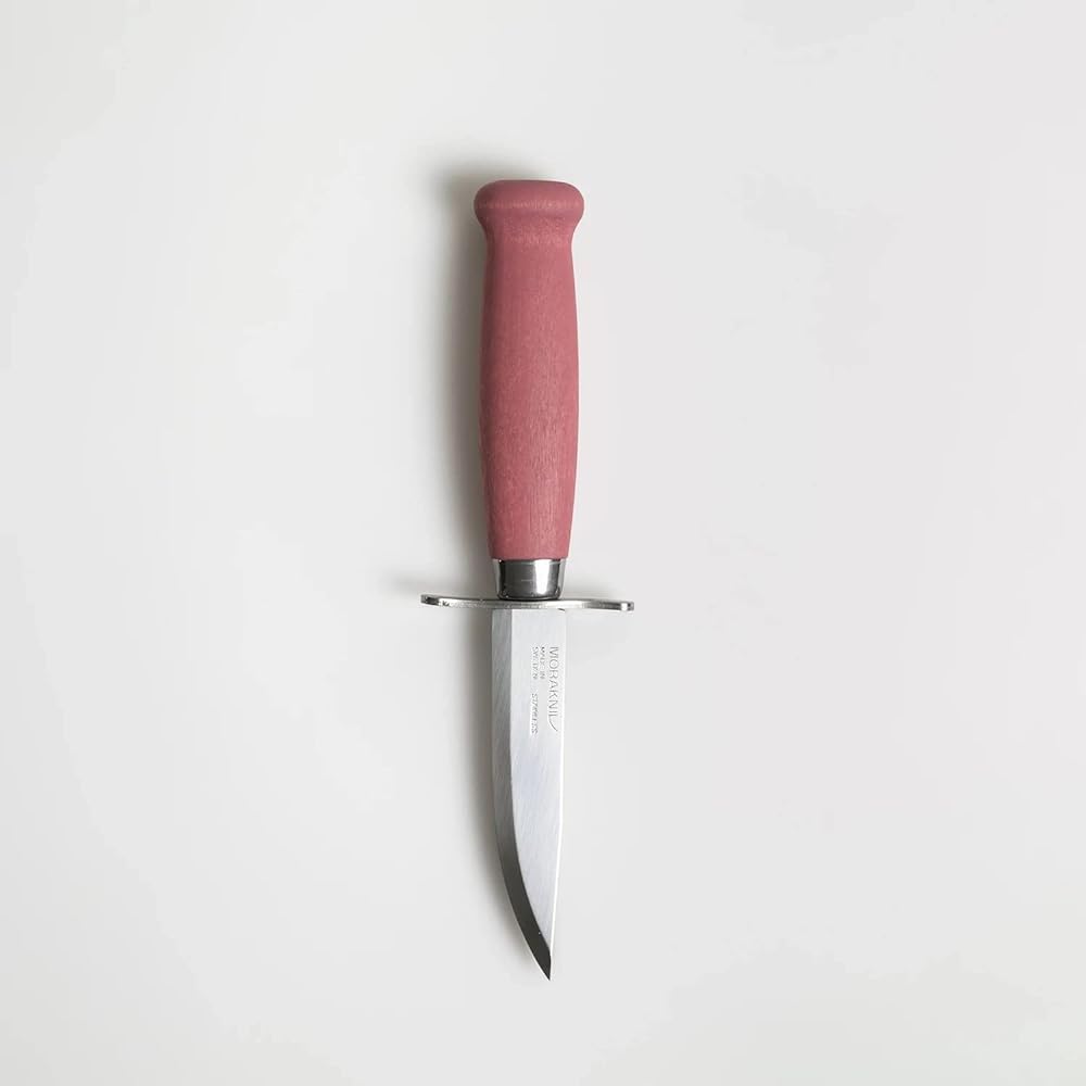 Morakniv Scout 39 Stainless Steel Kids Knife (Lingonberry)