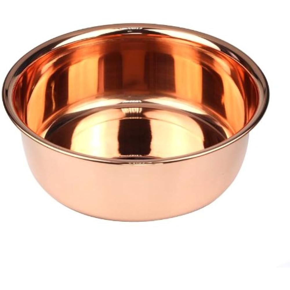 Shinko Metal Washing Bucket Plain Copper 33cm Pure Copper S-9360