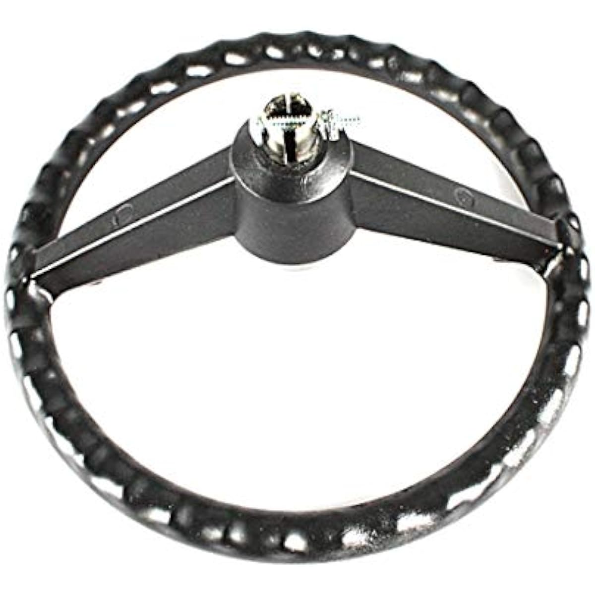 Blue Diamond Classic Pedal Auto Parts AMF White Plastic Steering Wheel