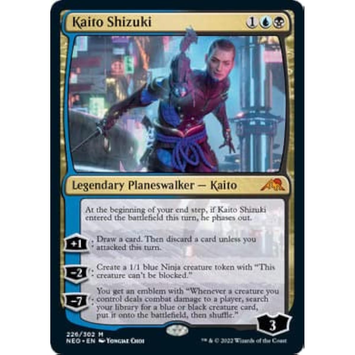 Magic: The Gathering Kaito Shizuki (226) - Kamikawa: Neon Dynasty