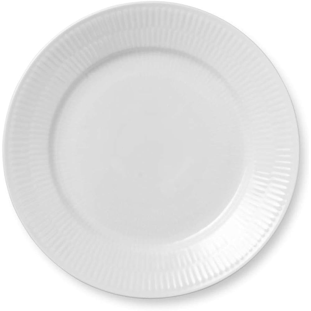 [Regular Imported Product] Royal Copenhagen White Fluted Plate 27cm Wedding Gift Present 1017404