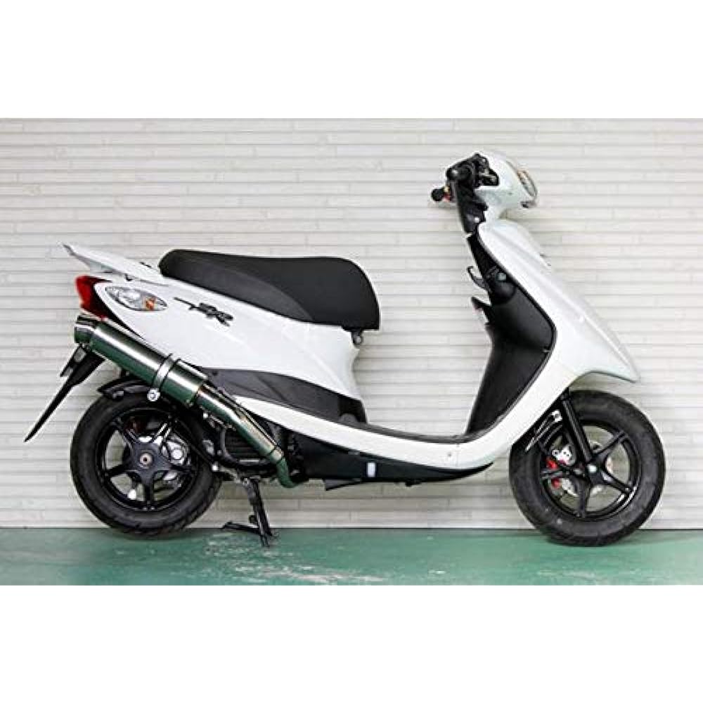 HMS Yamaha 4st JOG ZR Jog (JBH-SA36J/JBH-SA39J) 2007-2015 model compatible bike muffler (O2 sensor not compatible) R300 Up type SUS stainless steel muffler 201-003