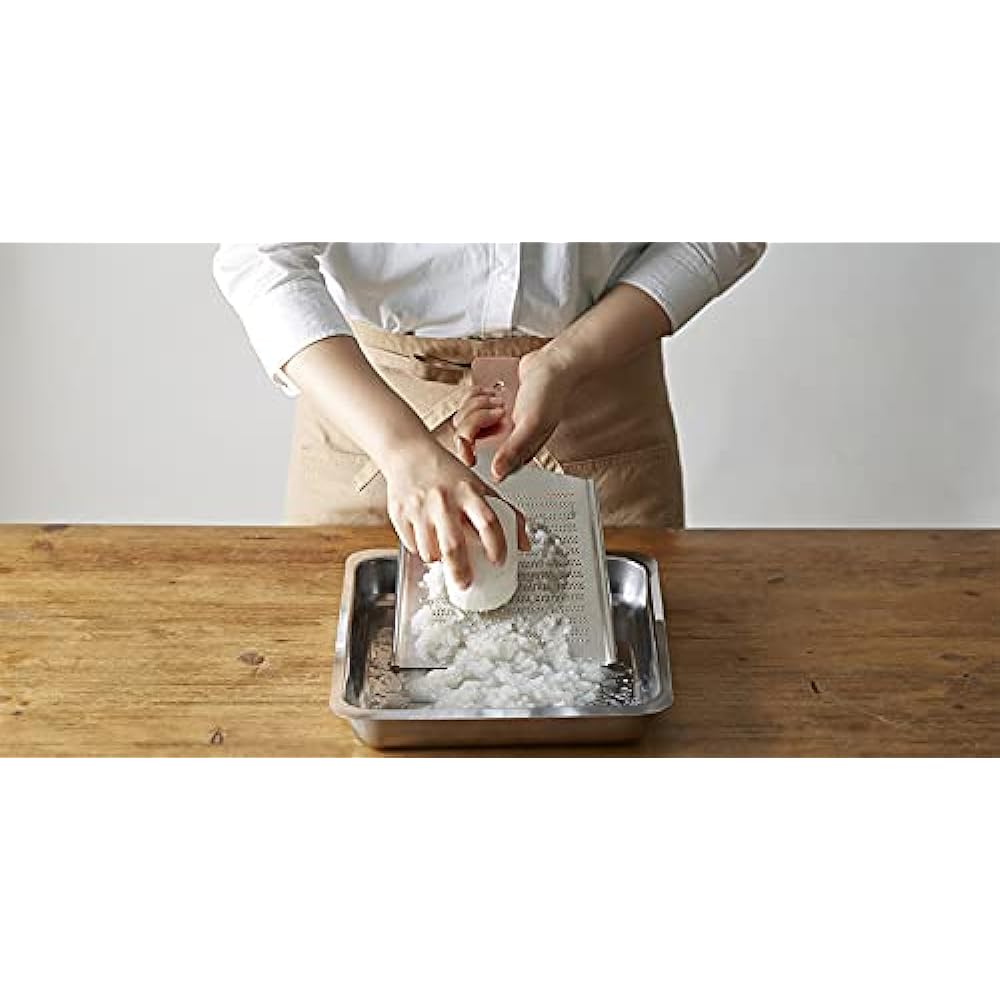[Special edition: Condiment mixer and scraper included] Oya Seisakusho Pure copper grater Double-sided No. 4 L Made in Japan