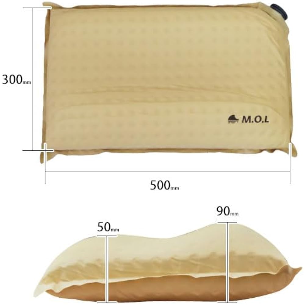 M.O.L Inflatable pillow + set with special cover MOL-G220 MOL-G220-P1