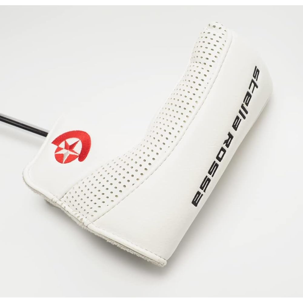 STELLA ROSSA Head cover for pin type putter Synthetic leather White Logo embroidery Red Star