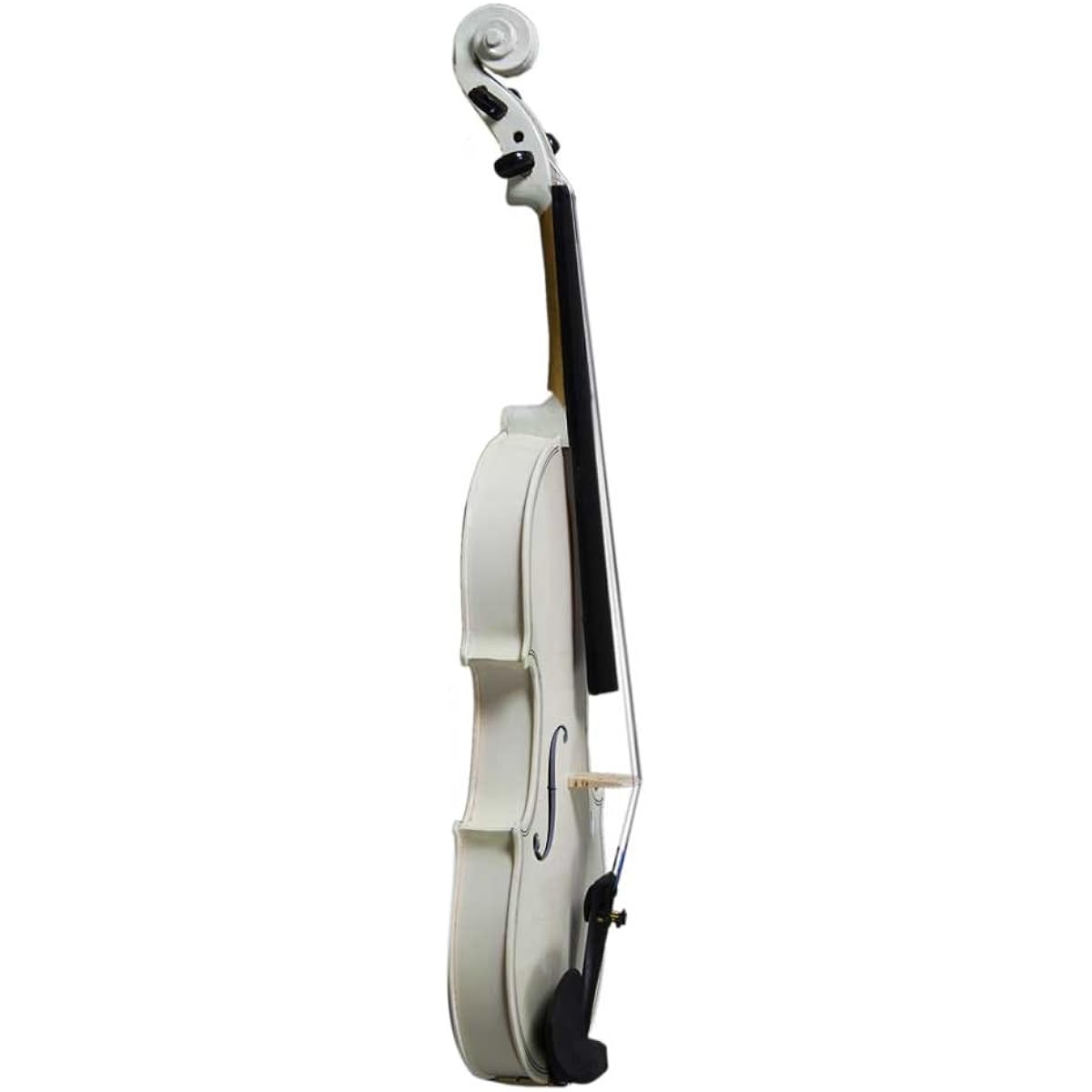 Trlec 4/4 Starter Acoustic Violin for Beginners Kids Adults with Hard Box Rosin Ribbon White