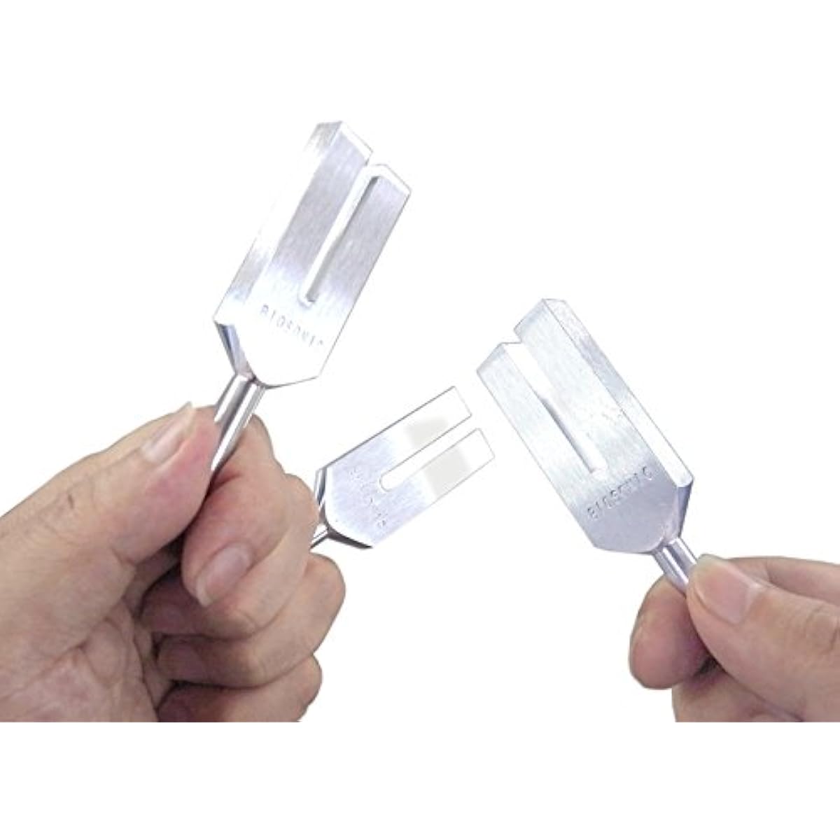 Biosonics angel tuner 4096Hz, 4160Hz, 4225Hz 3-piece set Crystal tuner tuning fork for professionals seeking higher-grade purification power and purification plus alpha Genuine Biosonics