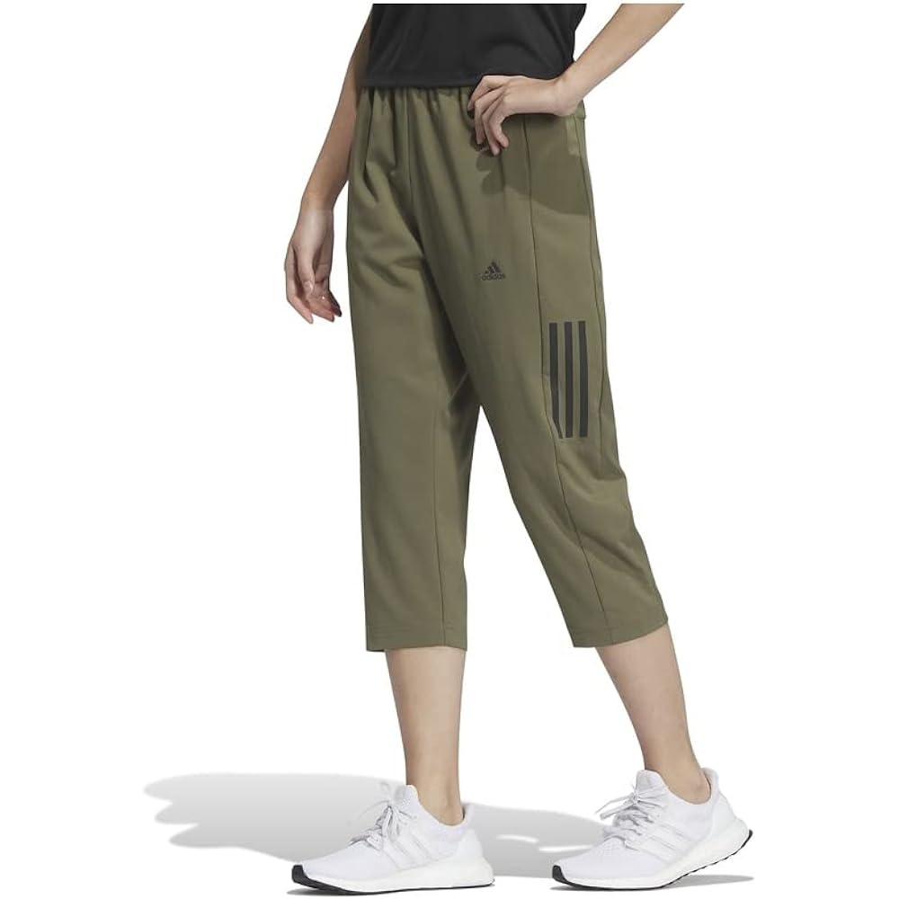 Adidas BUJ86 Women's Long Pants, Seasonal Sportswear, Regular Fit, Light Woven, Double Weave, 7/8 Length Pants