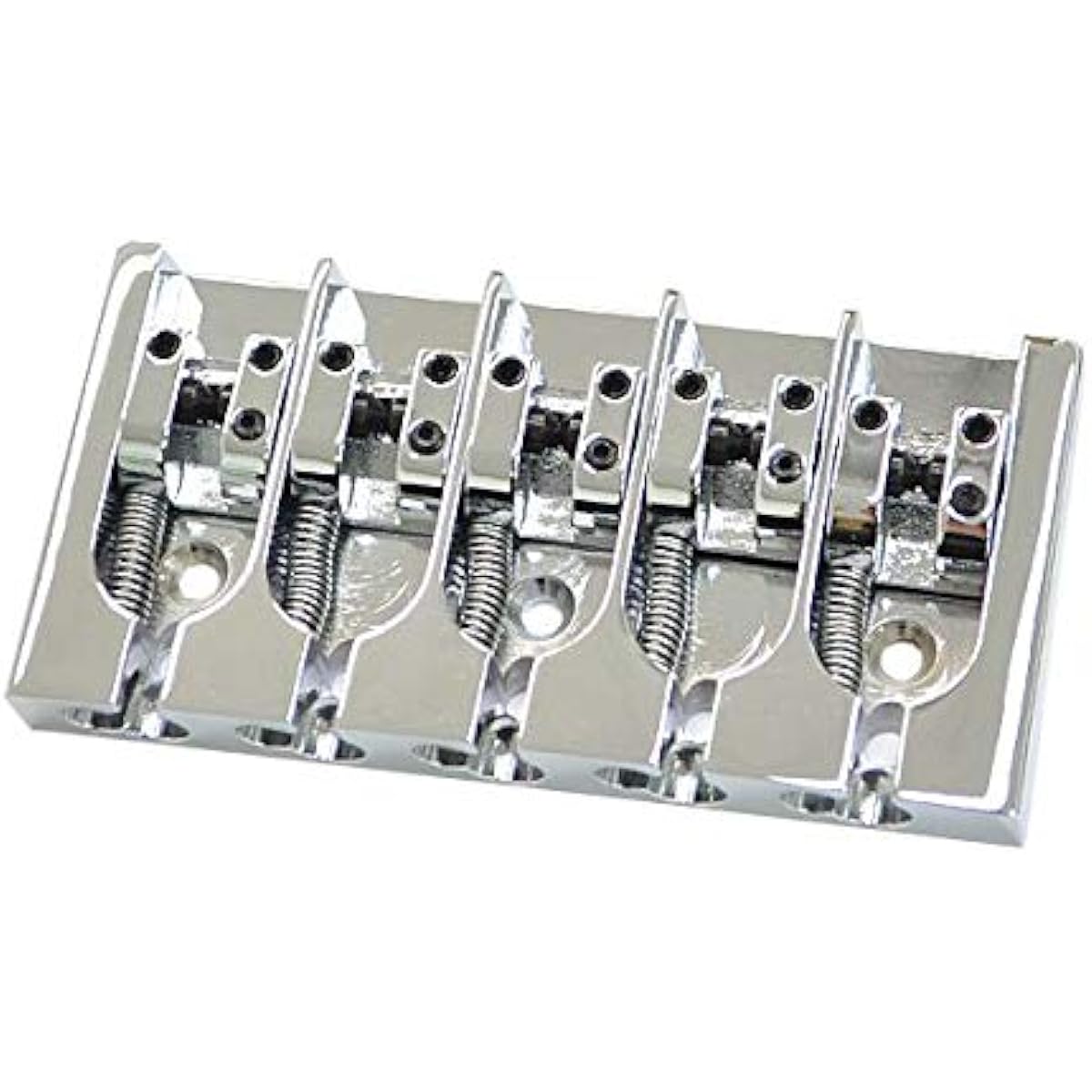 HIP SHOT Bass Bridge 5 String A Style Chrome .708 Brass