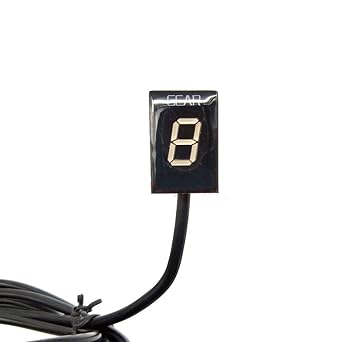 Speed Display Meter For Yamaha FZ16 FZ400 FZ6 FZ6R XJ6 XJR400 YS250 R1 R3 R6 MT07 Motorcycle LCD 6 Speed 1-6 Level Gear Indicator Digital Gear Meter