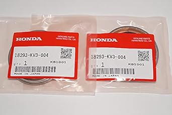 Genuine Honda Parts 18293-KV3-004 Muffler Gasket 43x59 Set of 2 Muffler gasket Genuine parts 2X-5030