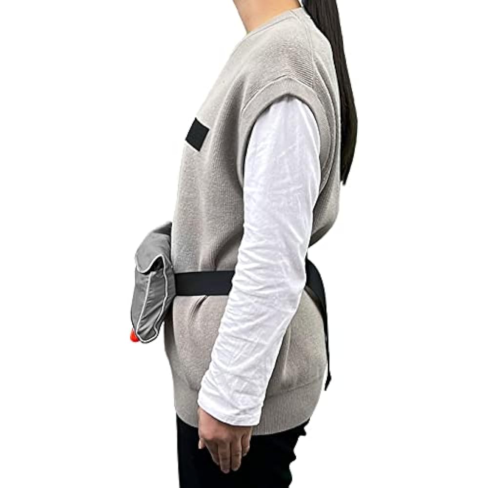 EYSON Life Jacket Floating Vest Waist Wrap Pouch Type Fishing Adult Life Jacket Waist CE Certification Automatic Inflation Compact Sea River Play