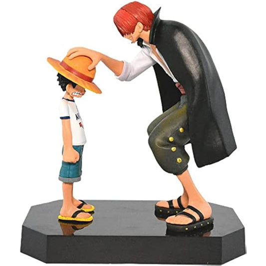 Anime Luffy Figure One Piece Figure Shank Touchable Luffy Figure Anime Action Figure Collection Statue Doll Toy Gift