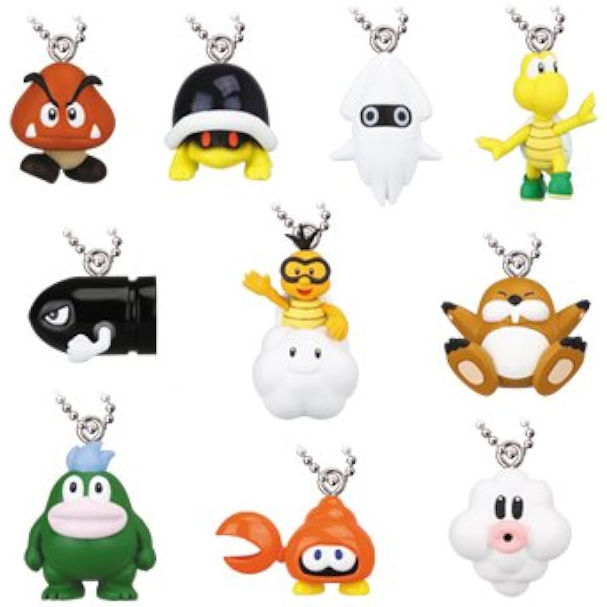 Takara Tomy Super Mario Gashapon Mini Figure Keychain - 2.5cm Foo (Japanese Import)