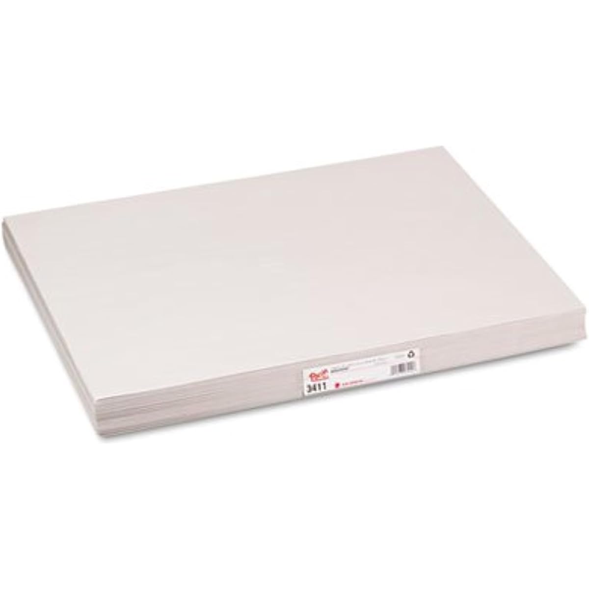 Pacon White Newsprint, 30 lb, 18 x 24, White, 500 sheets/pack