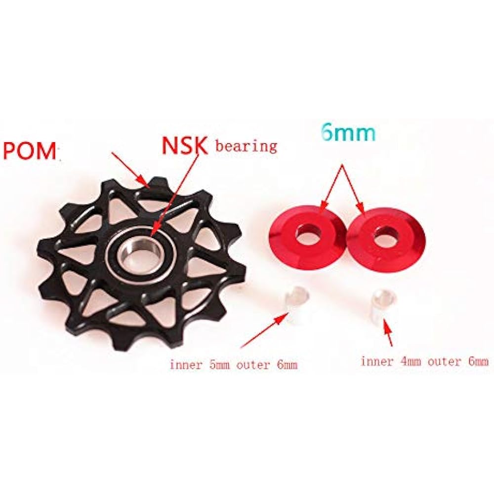 Stone Bicycle Rear Derailleur Pulley 12T 14T 16T MTB Road Bike Wheel Roller 12T solid