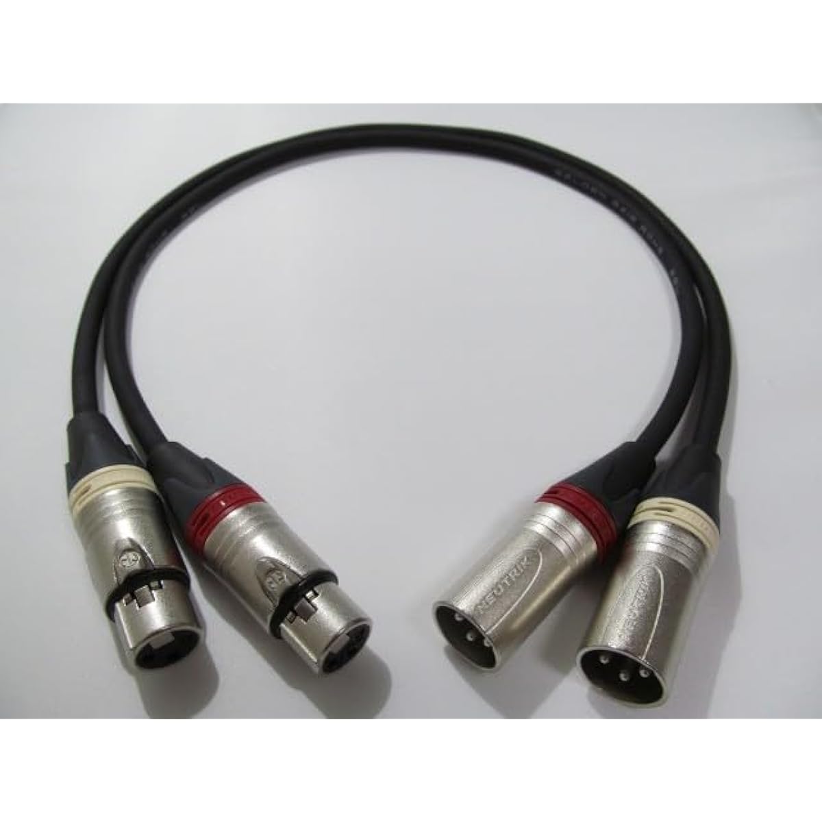[AUDIO YAMATO] XLR cable, set of 2 | Cable: BELDEN 8412 | Plug: NEUTRIK (3.5m)