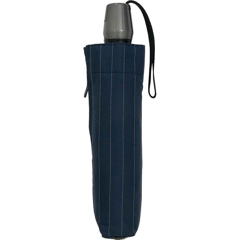 Knirps Folding Umbrella Automatic Open/Close [Genuine Imported] One Touch Men's Durable Brand T.220 PinstripeNavy KNT220-4200