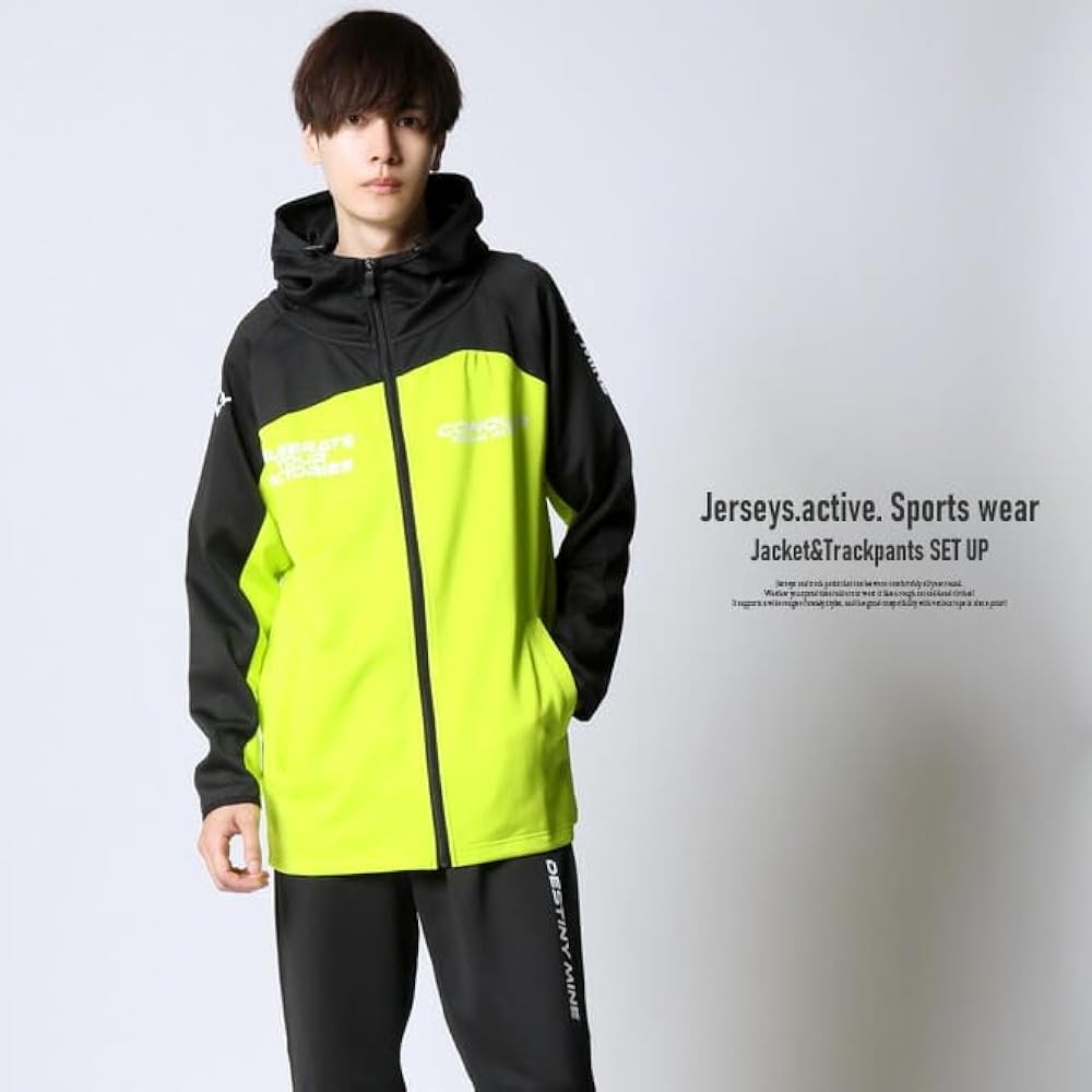 [Arcade] Jersey Top and Bottom Men's Setup Running Wear Top and Bottom Set Sports Hoodie Jogger Pants Men's