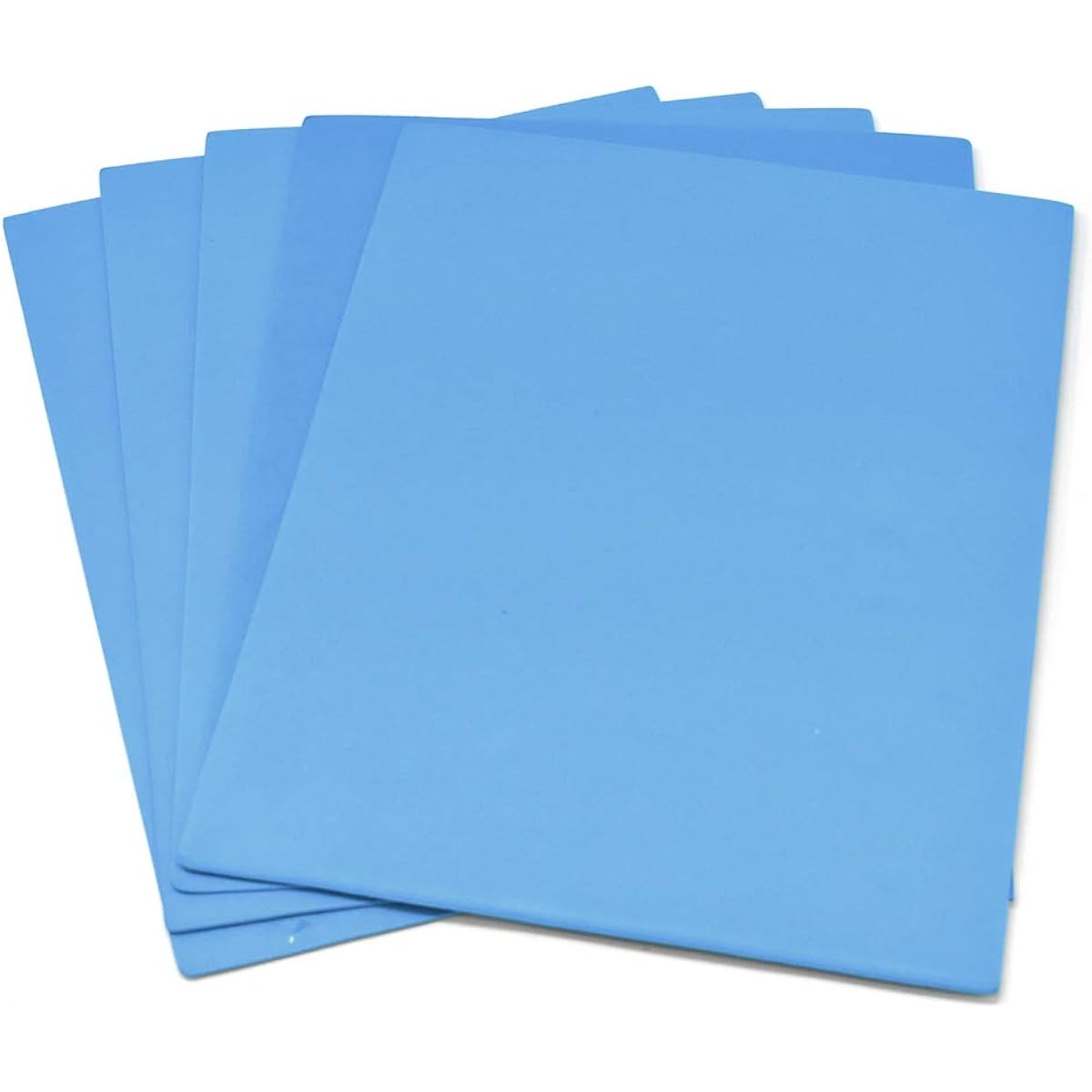 Homeford Plain EVA Foam Sheets 9" x 12", 5 Pieces, Red, MC