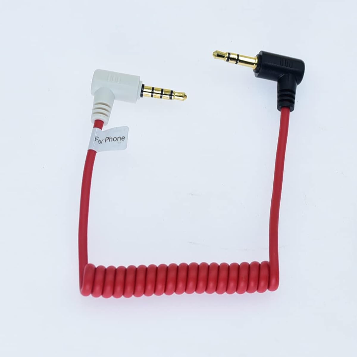 Replacement 3.5mm TRS to 3.5mm TRRS Patch Adapter Cable for Boya Microphone Recording (TRS to TRRS)