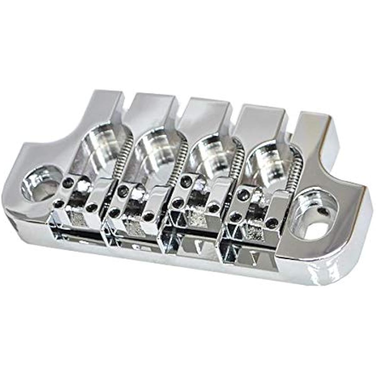 HIP SHOT Bass Bridge 2 Point Super Tone Bass Bridge Chrome