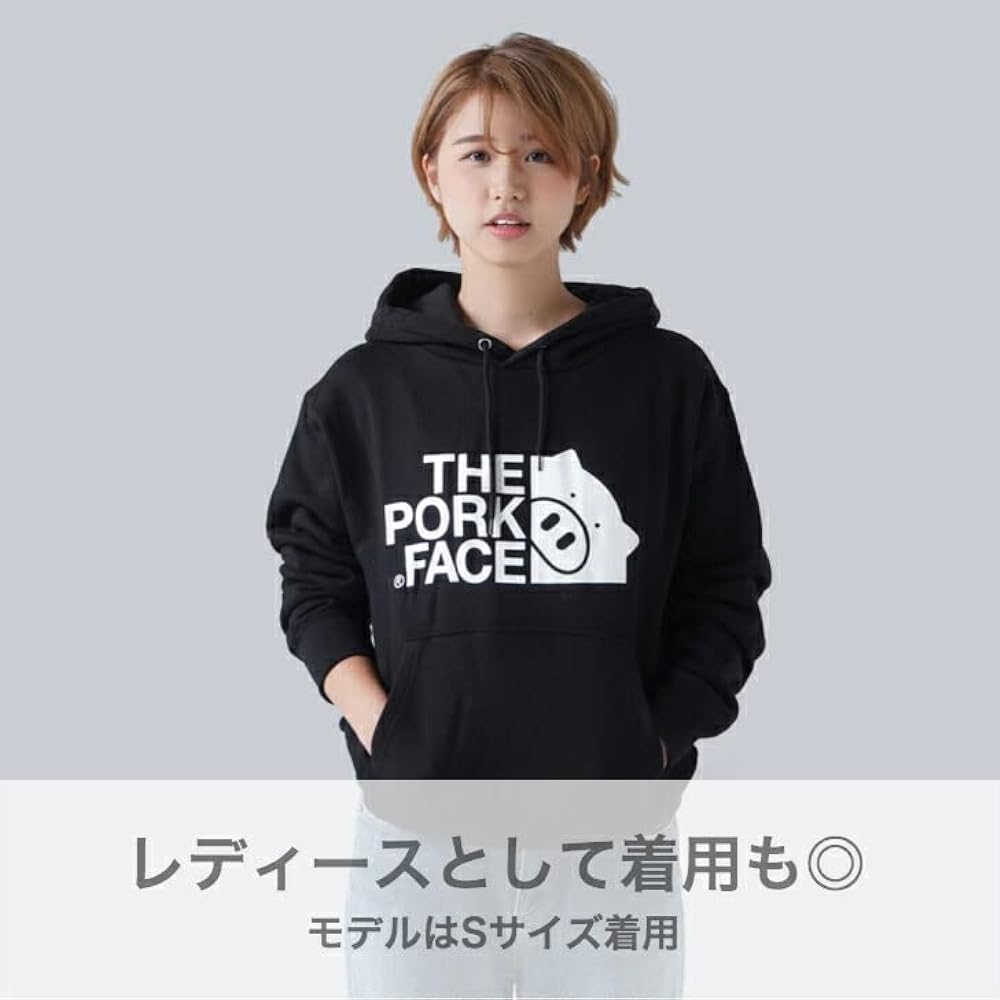 [The Pork Face] Pullover Hoodie Large Logo…