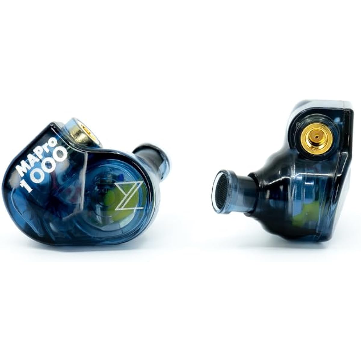 Maestraudio MAPro1000 Garal Blue [Earphones with 10mm graphene dynamic driver and 5.8mm ceramic tweeter] Monitor earphone shape MMCX re-cable Approx. 120cm Pouch included Made in Japan High resolution Gaming VR [OTA-MAPRO-1000-GB]