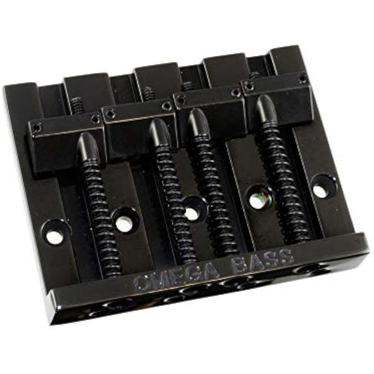 ALLPARTS Bass Bridge BB-3350-003 Omega Bass Bridge Black