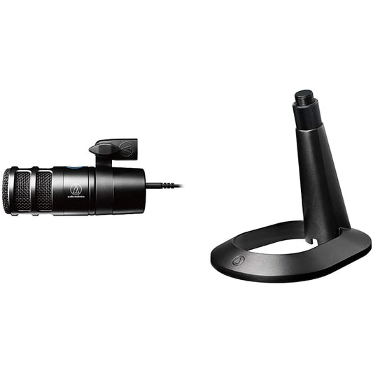 Audio Technica USB dynamic microphone AT2040USB & microphone stand AT8703