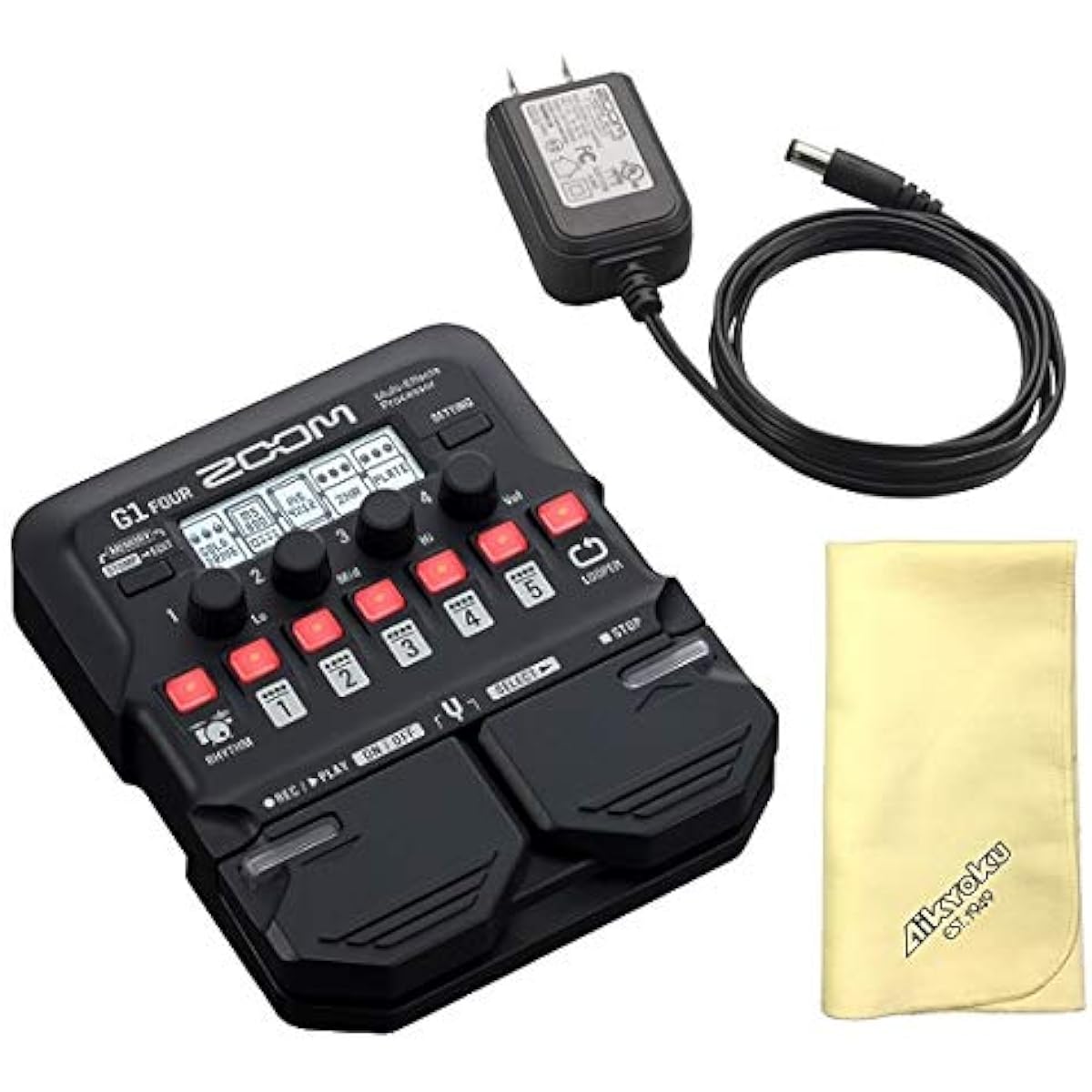[Includes 2 limited ZOOM picks] [Includes favorite song cross] [Includes genuine AC adapter/AD-16] ZOOM Zoom G1 FOUR Multi-effects processor Multi-effects processor