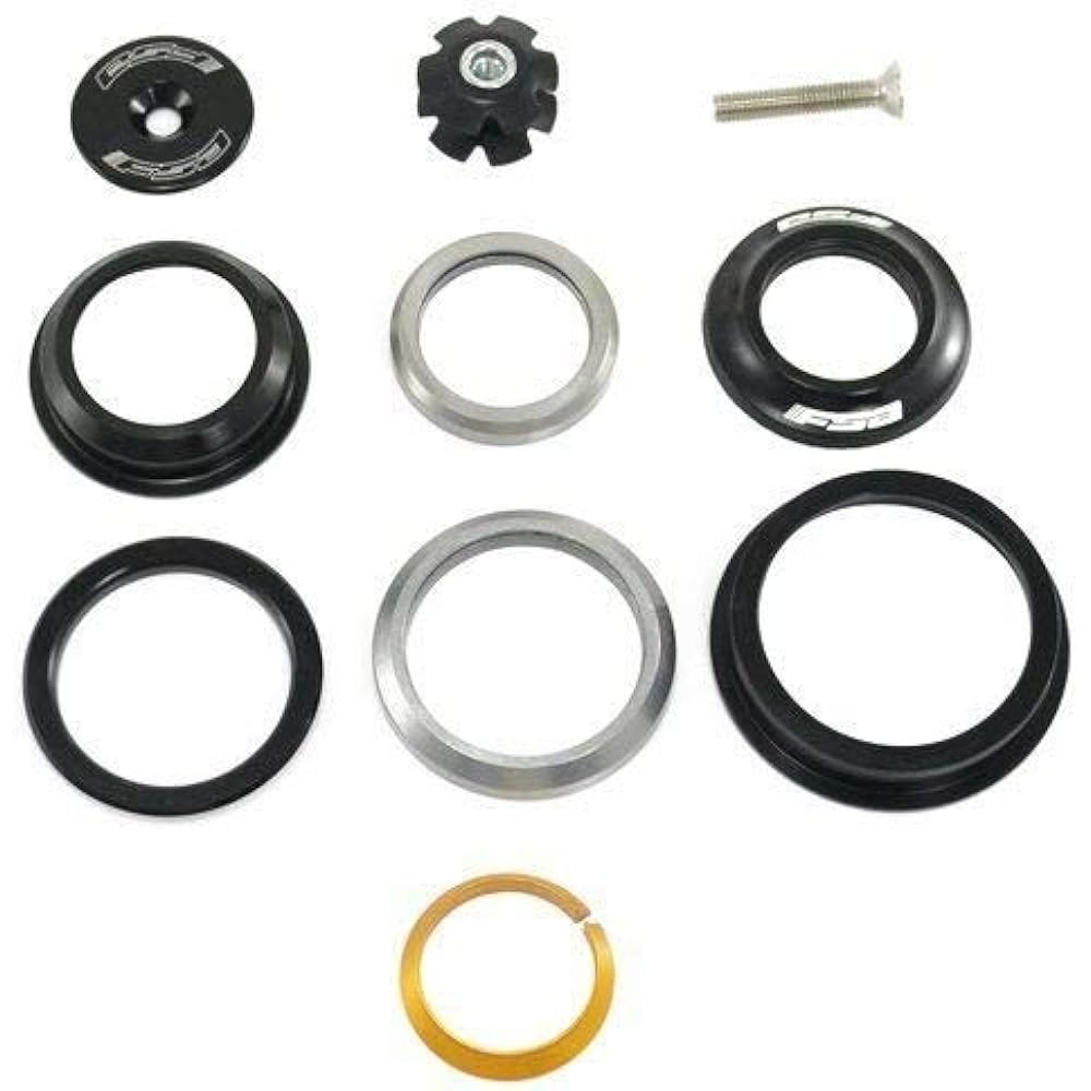FSA No.57E Orbit 1.5E ZS 1-1/8"-1.5" tapered Headset OD 50mm/62mm #XTE1532