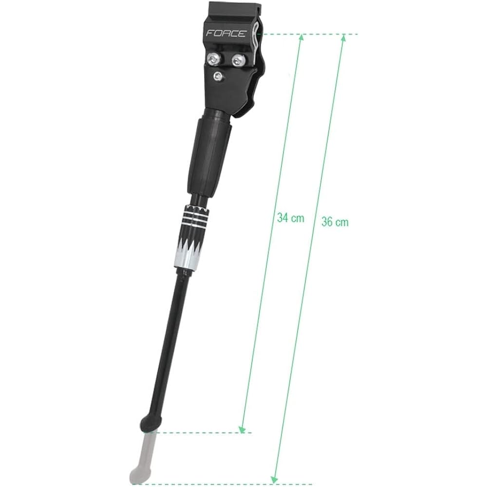 FORCE Kickstand BAL Chainstay Bicycle Black 24-29 inch compatible 80416