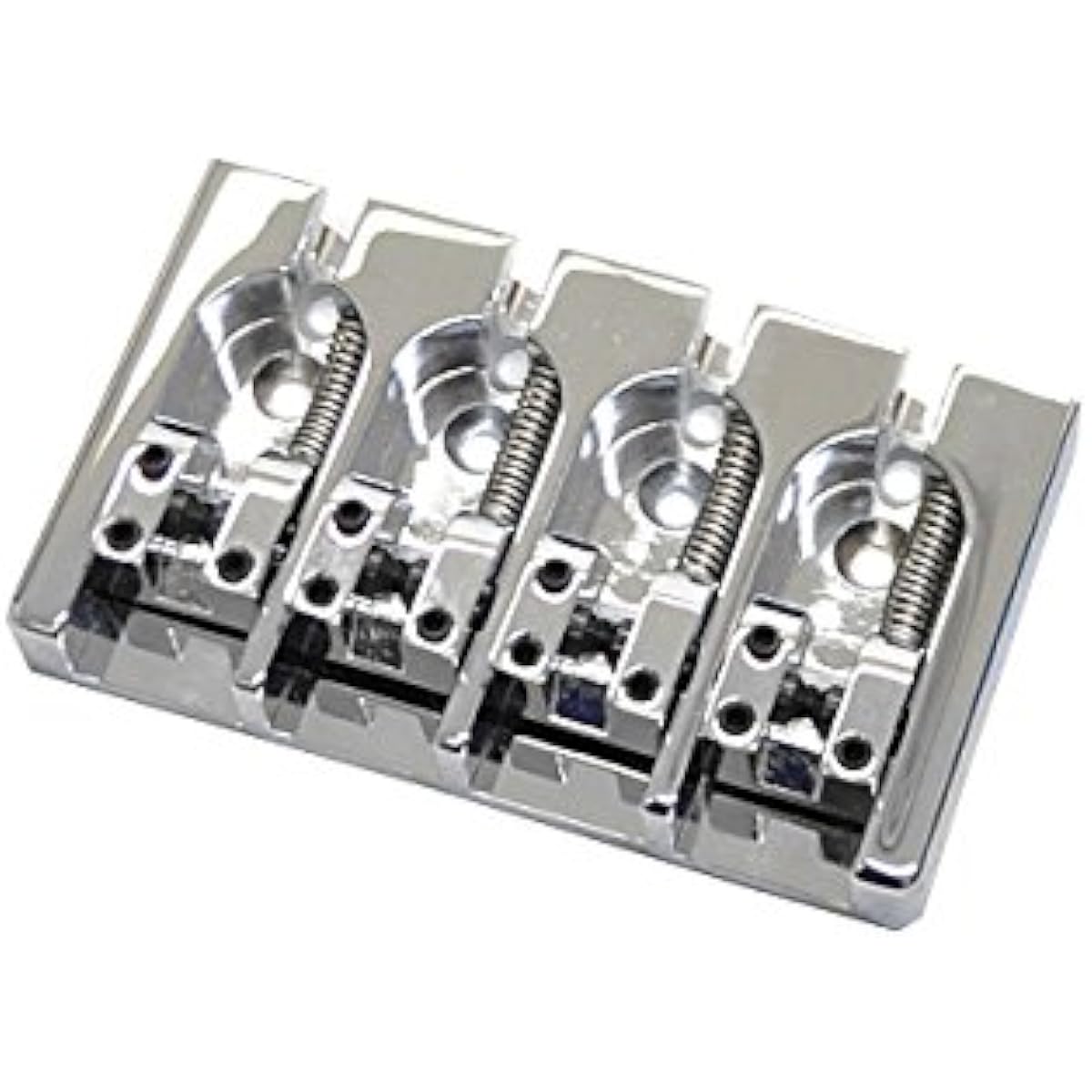 HIP SHOT Hipshot 4-string bass bridge 4 Strings A Style Chrome .750 Brass