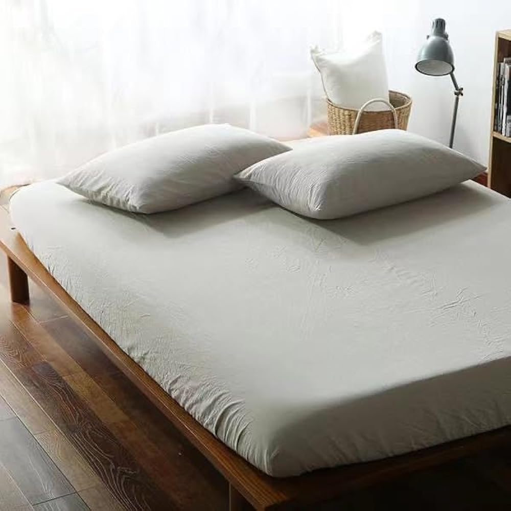 Leadtimes Duvet Cover, Semi-Double, 4 Piece Set, 100% Cotton, Bedding Cover Set, Duvet Cover Set, Bed Cover Set, Korean, Duvet Cover, Fitted Sheet, Pillowcase, Bedding Cover, Sheet Set, Stylish, Plain, Moisture Absorbent, Breathable, Comfortable to the T