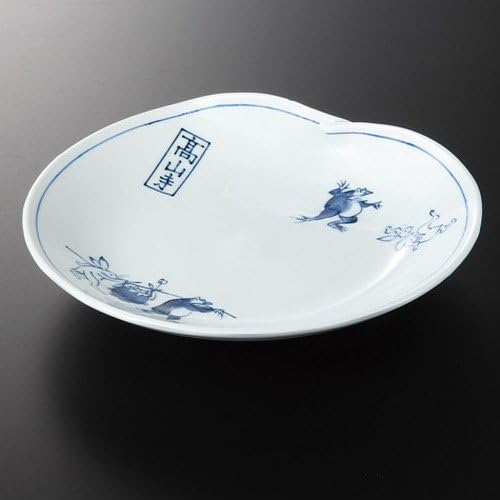 Set of 10 caricature plates [21.3 x 19.5cm 485g] [Special selection included] [For restaurants, inns, Japanese tableware, restaurants, commercial use]