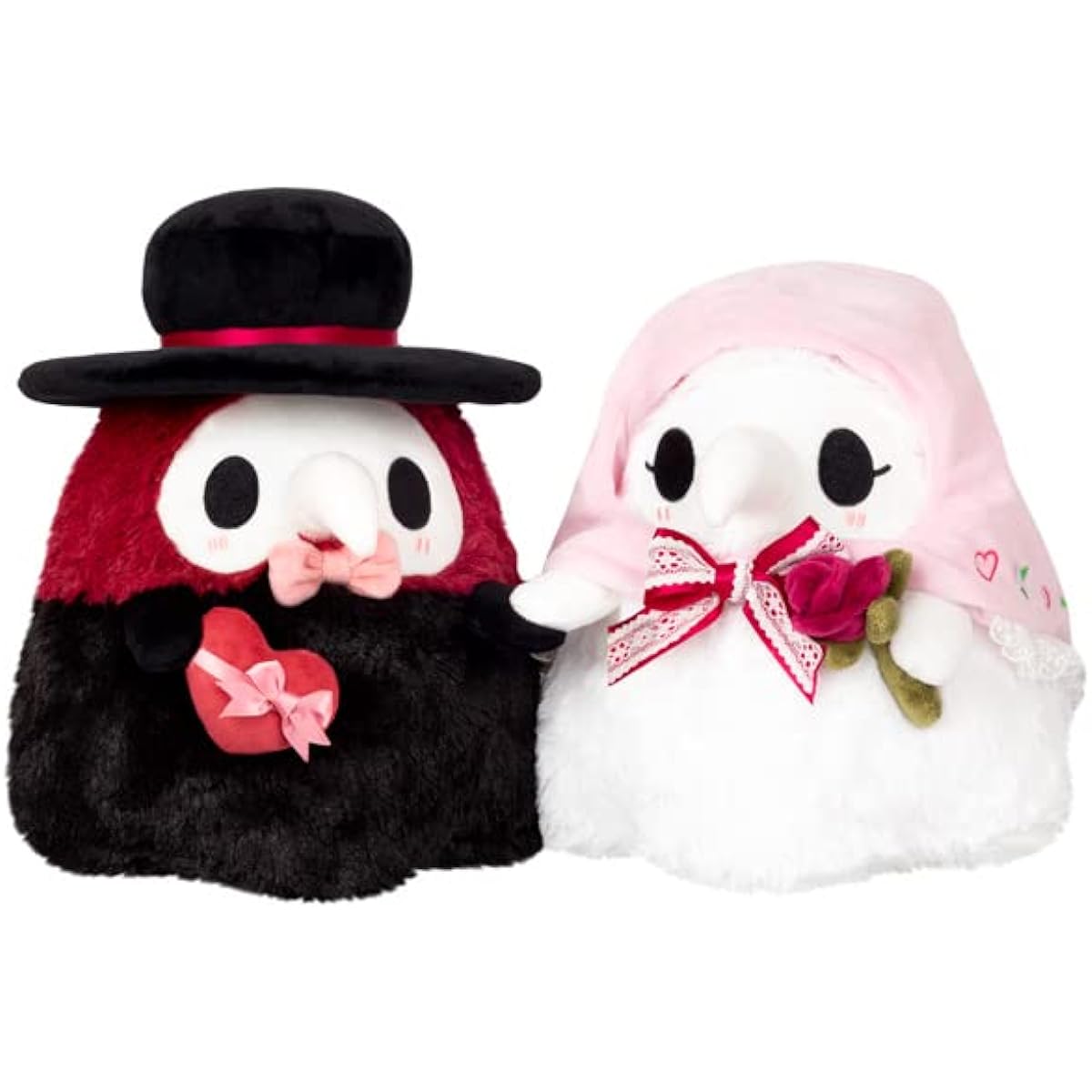 Squishyable / Mini Valentine Plague Doctor and Nurse Set