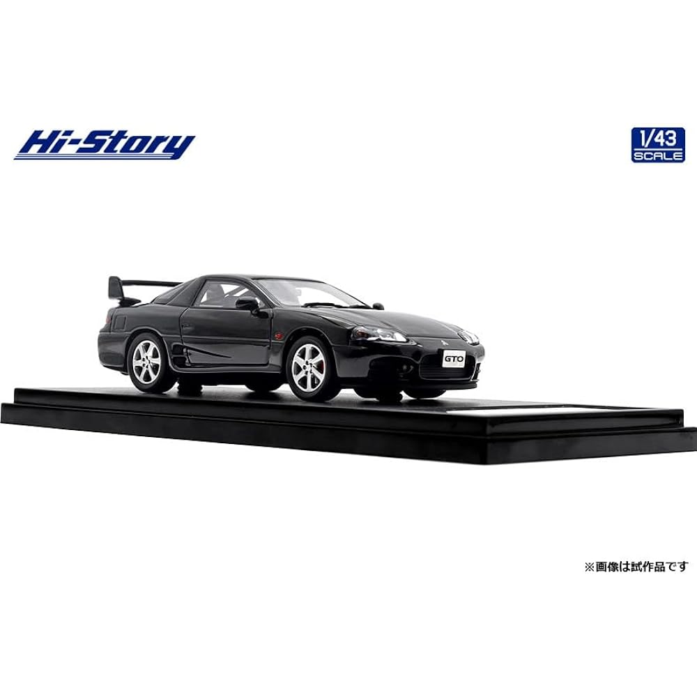INTERALLIED Hi Story 1/43 Mitsubishi GTO TWIN TURBO (1998) Pyrenees Black Finished Product