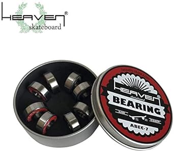 Heaven Skateboard HEAVEN BEARING Skateboard Bearing ABEC7 ABEC7 Skateboard Bearing Sealed Type for 1 Set of 8