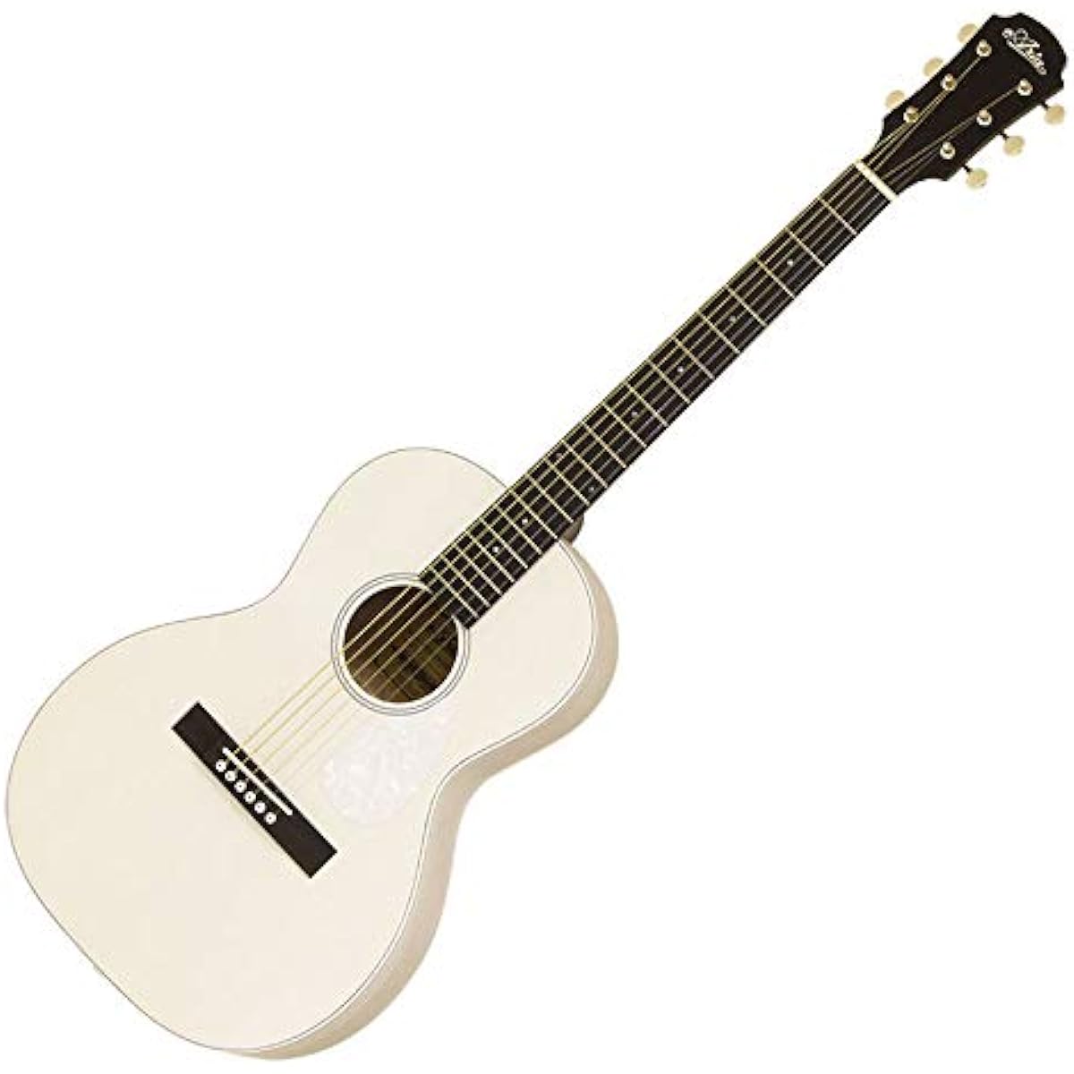 ARIA ARIA-131M UP STWH Acoustic Guitar Beginner 12-piece Set Satin White Matte Parlor Size Aria