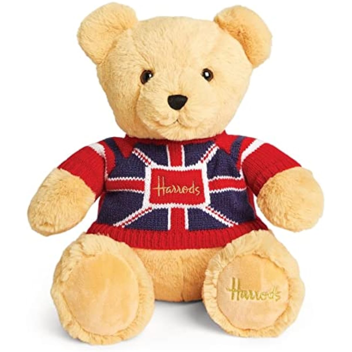 Harrods Union Jack Teddy Bear (30cm) Union Jack Bear Teddy Bear Teddy Bear Stuffed Animal UK [Parallel Import]