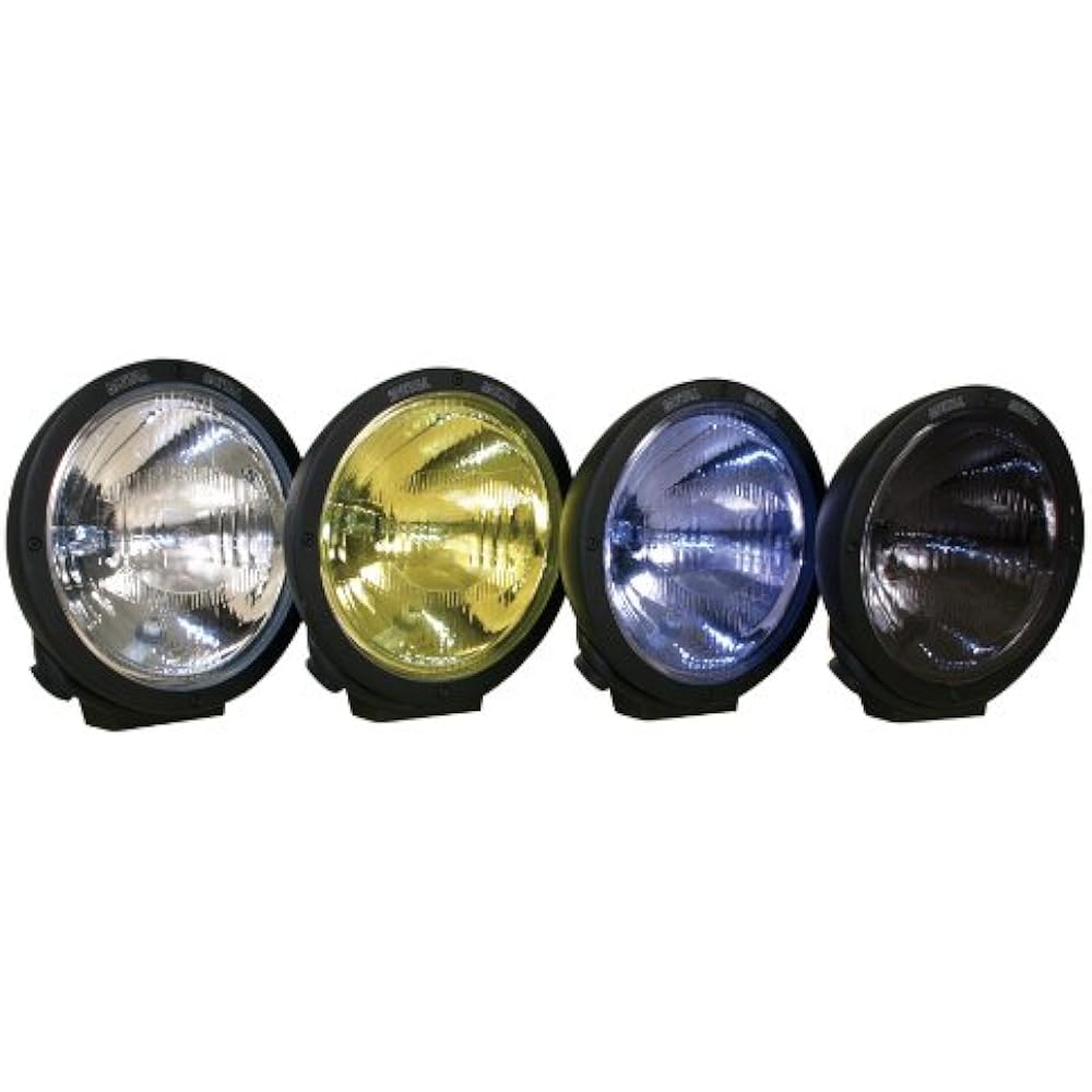 HELLA H87988351 Color Shieldz Protective Laminate for Rallye 4000 / 4000FF / 4000i Series Lamps - Yellow - 2 Pieces