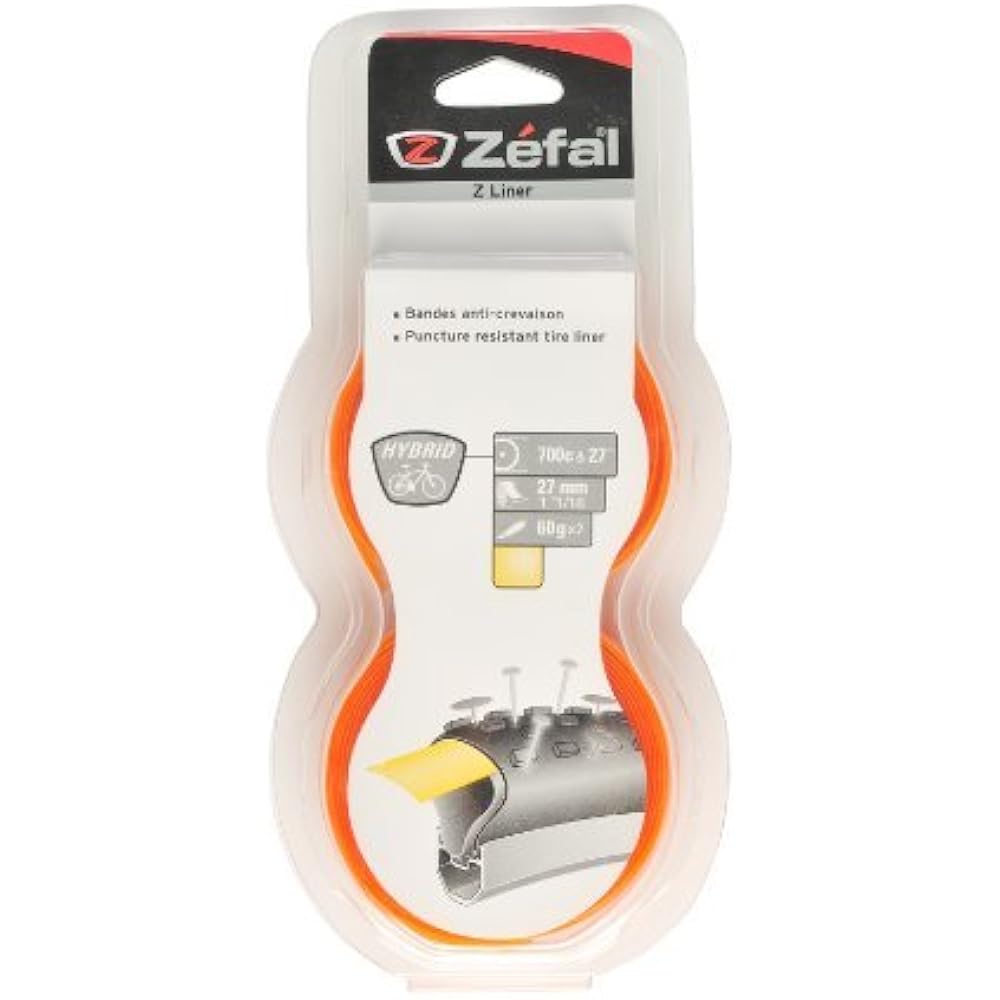 Zefal Puncture Prevention Reliner Z-LINER 700C-27mm Orange 9721