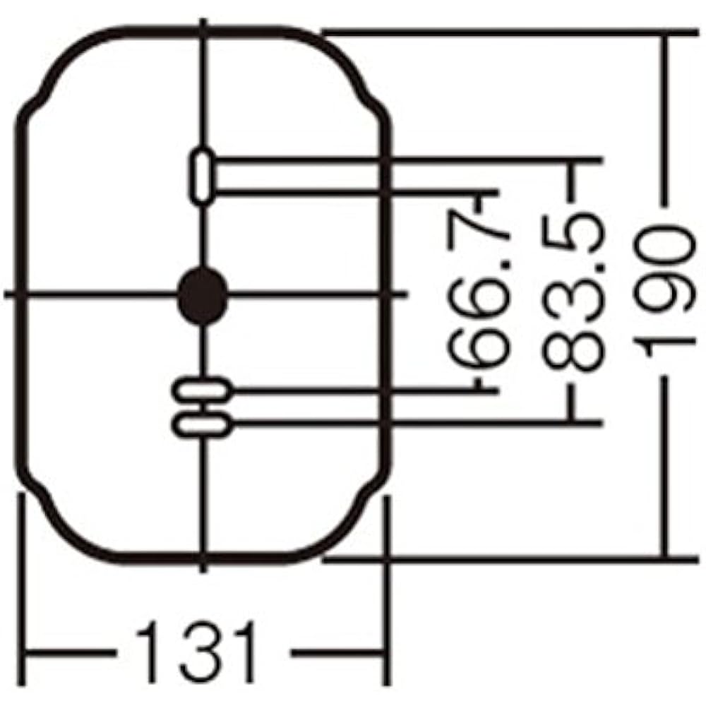 Panasonic [Construction Required] LED Porch Light Equivalent to 1 60 Shape Bulb LGW80240LE1
