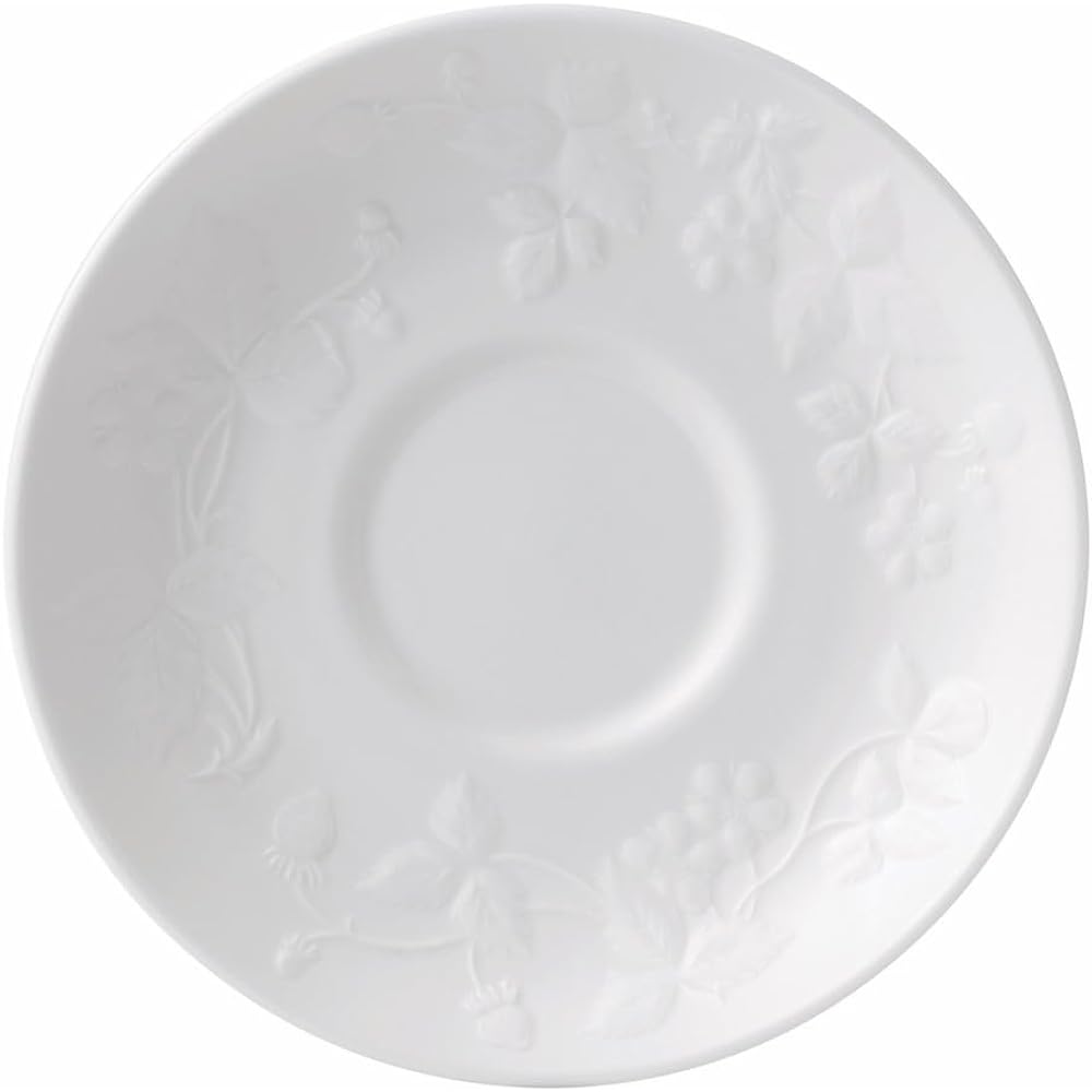 Wedgwood [Regular Import] Wedgwood Wild Strawberry White Tea Cup & Saucer Approx. 300ml Wedding Gift 40029579