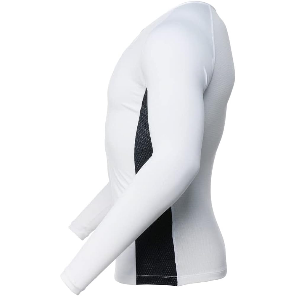 [Mizuno] Golf Wear, Solar Cut Super Cool II, Biogear, Compression Type, Cooling Material, High Breathability, Stain Resistant, Long Sleeve, V-Neck, Golf, E2MJA002 Men's