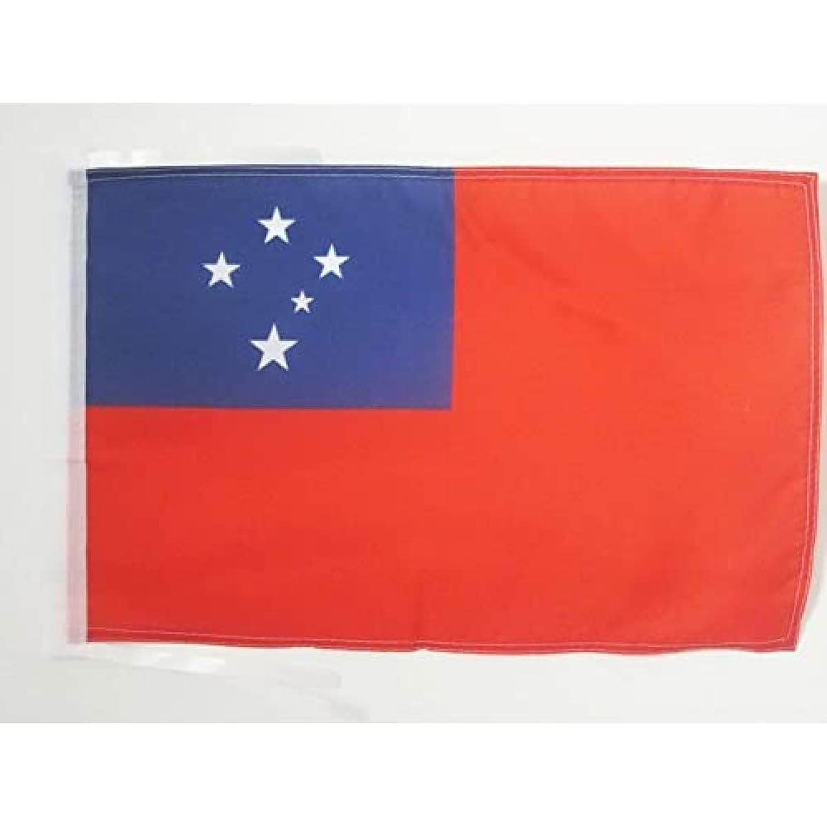 AZ Flag Samoa Flag 18" x 12" Cord - Small Samoan Flag 30 x 45cm - Banner 18 x 12"