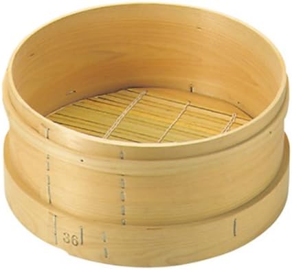 Hinoki cooking pot Japanese bamboo steamer 30cm