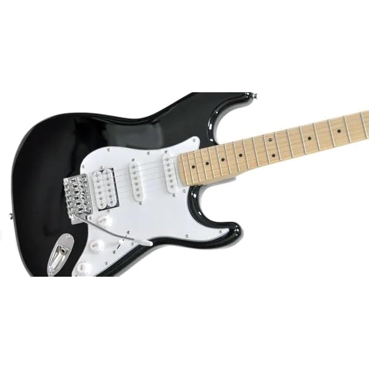 PLAYTECH Electric Guitar Stratocaster Type ST250 S-S-H Maple Black